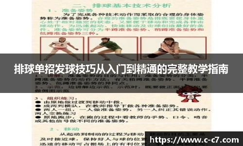 排球单招发球技巧从入门到精通的完整教学指南